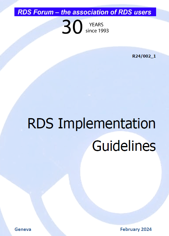 RDS Guidelines cover